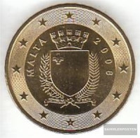 Malta M 6 2008 Stgl./unzirkuliert Stgl./unzirkuliert 2008 50 Cent Kursmünze - Malta