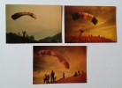 SPORT PARAPENTE  ( LOT DE 3 CP )  EXCELLENT ETAT ! ! ! - Parachutting