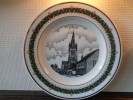 6 Unieke Borden Jabbeke In Porselein (G. SWAENEPOEL) IEPER Assiette - Autres & Non Classés