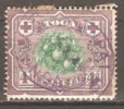 Tonga 1897 SG 44 Fine Used. - Tonga (...-1970)