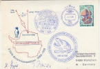 Russia 1989 Antarctica Cover Diff. Ca + Si  (25148) - Altri & Non Classificati