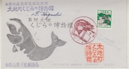 Japan 1974 (1.3) Whale 1st Day Oif Pictorial Postmark Shimasato Wakayam Pref. Cover (25153) - Lettres & Documents