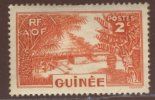 Guinée - Neuf - Charnière Y&T 1938 N° 125 Les Mabo Tisserands Du Fouta Djalon 2c Rouge-orangé - Unused Stamps