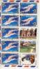 10 Stamps On Piece Of Airmail Cover, 2008 - Camboya