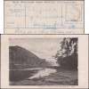 NZ 1907. Carte Postale Télégraphique, Pour Les Vœux De Noël Et Nouvel An. Bras De Mer Du Pelorus, Marlborough - Berge