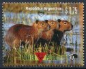 (cl. 5 - P.25) Argentine **  N° 1930 (ref. Michel Au Dos)  -  Rongeur : Le Capybara - - Unused Stamps