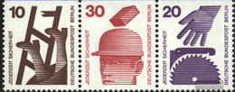 Berlin (West) W57 Unmounted Mint / Never Hinged 1974 Accident Prevention - Zusammendrucke