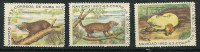 (cl. 5 - P.28) Cuba ** N° 652 à 654 (ref. Michel Au Dos)  -  Rongeur : Le Rat Poilu - - Unused Stamps