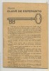 ESPERANTO - Grammar - DICTIONARY - 1928 UNIVERSALA ESPERANTO ASOCIO - GENÉVE, SUISSE - 30 Pages - Woordenboeken