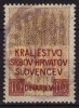 "kraljeSTVO" Type / 1920 Yugoslavia SHS - Revenue, Tax Stamp - Used - 10 Din - Used - Dienstzegels