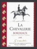 Etiquette De Vin Bordeaux  1995 - La Chevalerie - Thème Chevaux - Chevaux