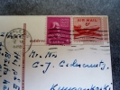 USA ETATS UNIS  CP AIR MAIL 1955 POUR FINLAND A DIP IN THE BLUE WATERS APPLETON - 2a. 1941-1960 Oblitérés