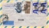 BR-L4 - BRESIL N° 784-815-828 Sur Lettre Recommandée Par Avion Pour La France - Storia Postale