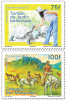 Polynésie Française 2012 - Tortues Du Jardin Botanique Et Chevaux Des Marquises - 2 Val Neufs // Mnh - Unused Stamps