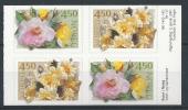Norvège 2001 N°1326/1327 En Bloc De 4 Neufs** Roses - Unused Stamps
