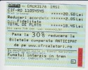 Transportation Tickets Iasi Romania - Europe
