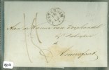 NEDERLAND * HANDGESCHREVEN BRIEF Uit 1845 Van AMSTERDAM Naar KAMER Van KOOPHANDEL Te AMERSFOORT  (9916) - ...-1852 Vorläufer