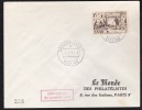 GERMANY SAARLAND Red Cross (Historischer Verbandplatz Bei Saarbrücken) FDC Cancelation Saarbrucken (07/05/1956) YT 352 - Briefe U. Dokumente