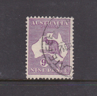 Australia 1931-47 C Of A Watermark 9d Violet Used - Oblitérés