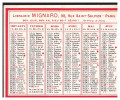 Calendrier De Poche 1937 LIBRAIRIE MIGNARD Paris  (PPP1279) - Petit Format : 1921-40