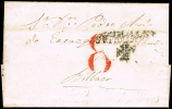 ASTURIAS PREF. - S/CAT POLA DE SIERO  - CARTA CIRC. A BILBAO 1841 - ...-1850 Prephilately