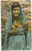 Carte Photo 20 Mauritanie Femme Maure Seins Nus Bijoux Edit Gil Dakar - Mauritanie