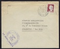 POSTE AUX ARMEES - MARIANNE DE DECARIS - SP69.215 / 1961 LETTRE POUR STRASBOURG (ref 1298) - 1960 Marianne De Decaris