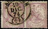 CANTABRIA - EDI O 148 (2) - FECH. T. GRANDE \"SANTANDER\ - Used Stamps