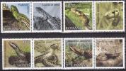 Roumanie 2011 - Reptiles 4v.avec Vignettes Neufs** - Unused Stamps