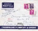 BR-L32 - BRESIL Lot De 10 Lettres Recommandées Par Avion Pour Les Champagnes Pommery En France - Lettres & Documents