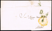 CANTABRIA - PE 14 AM - CARTA CIRC. A MADRID 1845 - PORTEO 7 - ...-1850 Prephilately