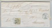 Heimat DE NS Celle 1858-03-20 Brief Mi# 9 > Hannover - Hanovre