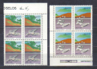 Brasil Mi 2544-2547 Blocks Of 4 Archeology Sambaquis 1993 MNH - Archäologie