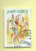 TIMBRES - STAMPS - CAP VERT / CAPE VERDE - 1999 - TRADITIONAL DANCES - TIMBRE OBLITÉRÉ - Kap Verde