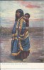 A HAVASUPAI  INDIAN  SQUAW AND PAPOOSE - America