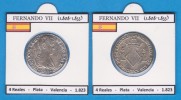 FERNANDO VII (1.808-1.883) 4  Reales  1.823  Plata  Valencia   SC/UNC  Réplica   T-DL-11.373 - Test- Und Nachprägungen