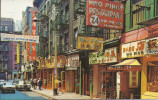Cpsm New York, Chinatown, Voitures Anciennes, Pell Street - Manhattan