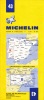 CARTE MICHELIN N°43 NEUVE PATINE SOLDE LIBRAIRIE MANUFACTURE FRANCAISE DES PNEUMATIQUES TOURISME FRANCE 1978 ESPAGNE - Karten/Atlanten