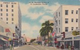 Florida Fort Lauderdale Main Street Business Section Curteich - Fort Lauderdale