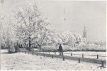SCHWERIN Mecklenburg Schlossgarten Tugendpfad Im Winter 1907 Neujahr 1.1.1908 Gelaufen - Schwerin