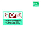 DDR 1990 Sonderpostkarte : 11. Briefmarkenausstellung Der Jugend, Halle - Privatpostkarten - Ungebraucht