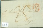 POSTHISTORIE * HANDGESCHREVEN BRIEF Uit 1844 Van AMSTERDAM Naar SCHEURLEER Te 's-GRAVENHAGE  (9926) - ...-1852 Prephilately