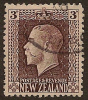 NZ 1915 3d Brown P14x14.5 SG 420b U #OK41 - Gebruikt