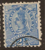 NZ 1882 2 1/2d Blue SSF P10 SG 220 VFU #OI218 - Usados