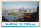 Duqesne Incline And The Point At Pittsburgh Greetings From Pittsburgh Pennsylvania - Pittsburgh