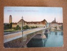 Schlossbrücke Mit Stadtbad U. Rathaussturm - Muelheim A. D. Ruhr