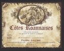 Etiquette De Vin Des Côtes Roannaises    - Thème Couple -  Pierre Gaume  è  Lentigny (42) - Coppie