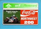 UK - Robert Dunlop Winner 1994 Of COCA COLA International NORTHWEST 200 - 1995 - BT - Batch 505C (i) - 2 Scans - Motorfietsen