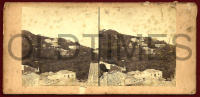 PORTUGAL - SINTRA - QUINTA DO RELOGIO E CASA DO ROMA VISTOS DO HOTEL VICTOR - STEREO - 1890 STEREOSCOPIC REAL PHOTO - Stereoscopes - Side-by-side Viewers