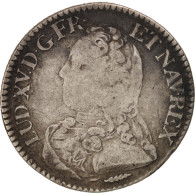 Monnaie, France, Louis XV, 1/5 Écu Aux Branches D'olivier, 24 Sols, 1/5 ECU - 1715-1774 Ludwig XV. Der Vielgeliebte